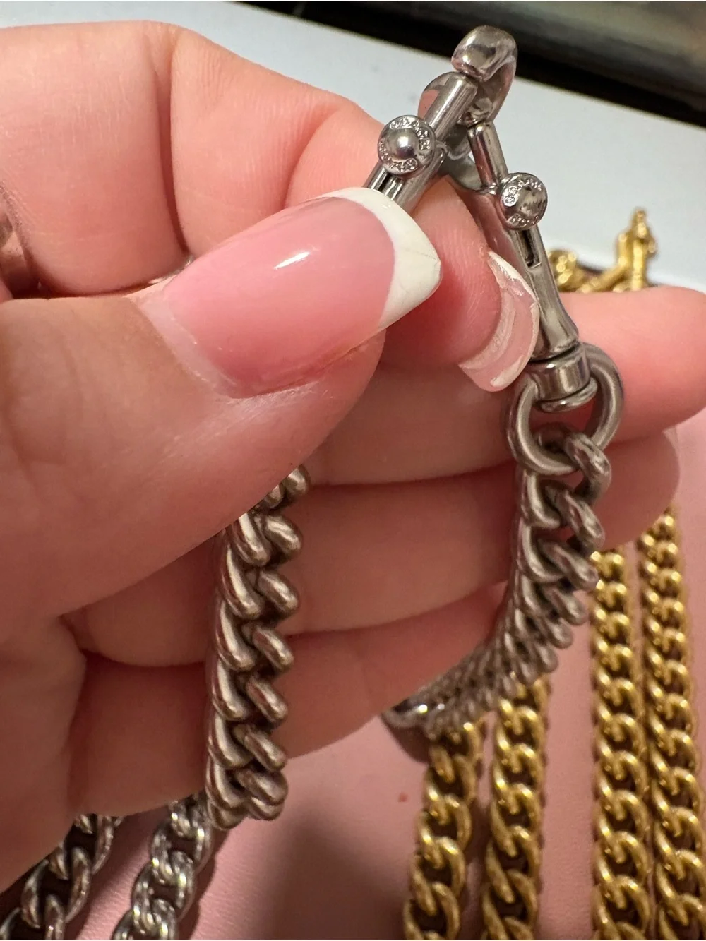 Coach Silver Dinky Chain